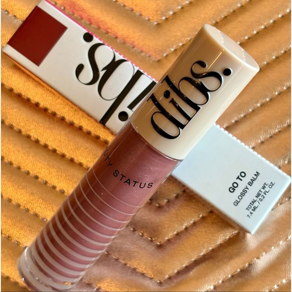 DIBS Go-To Glossy Lip Balm in "MIMS" (Male it Make Sense), A Warm Mauve Shimmer